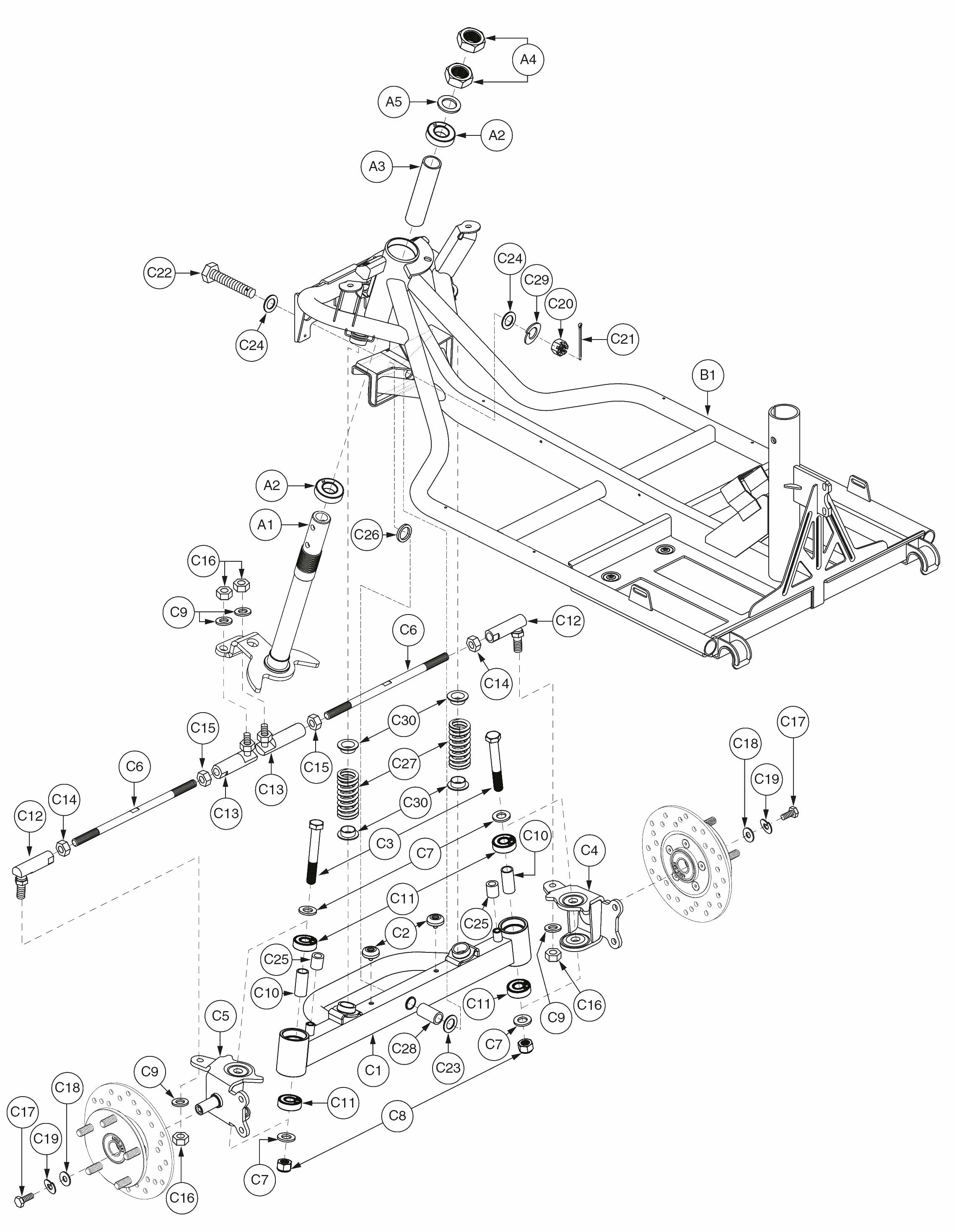 Fahrwerk vorn